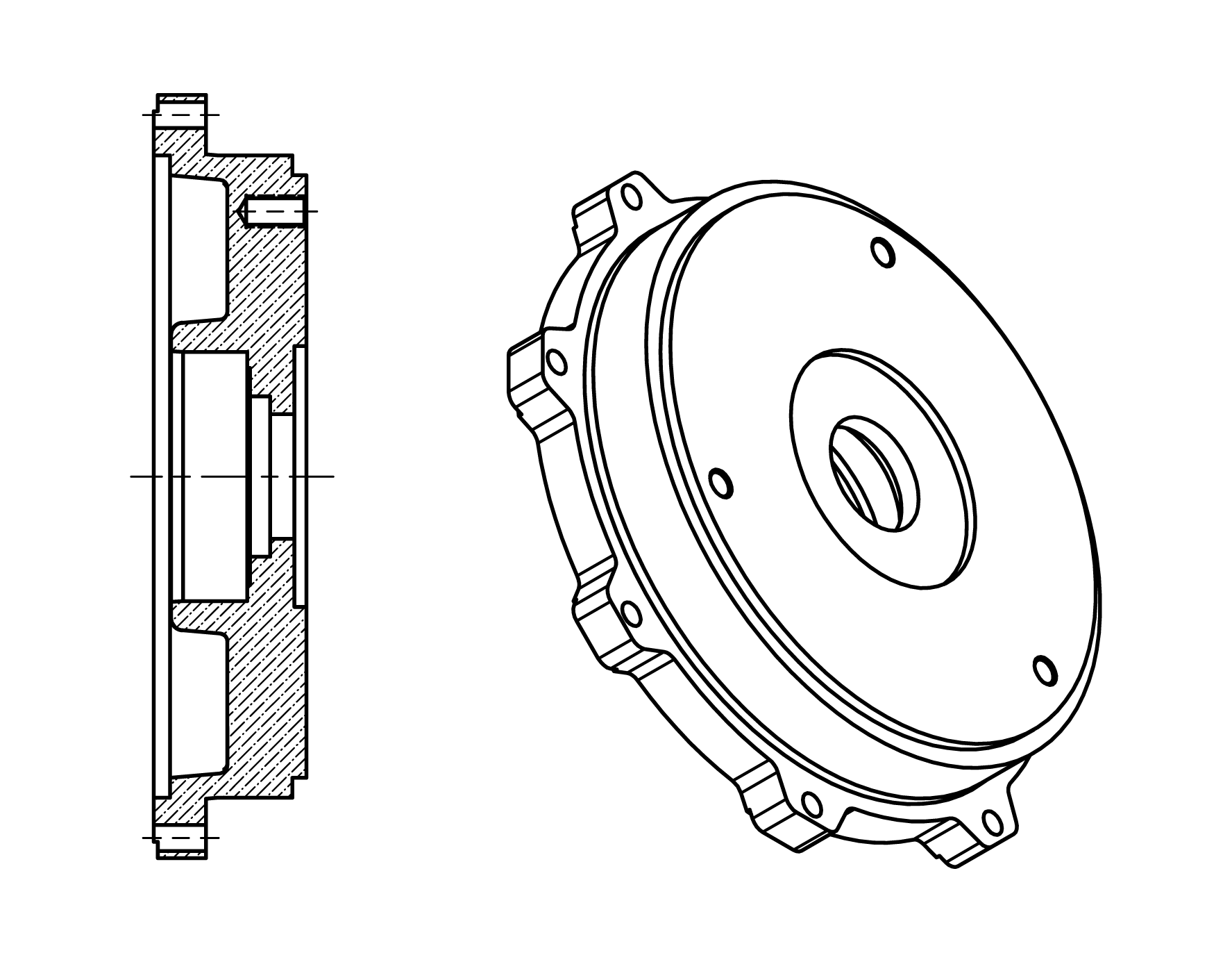 EMF Fren Motor Bağlantı Kapağı